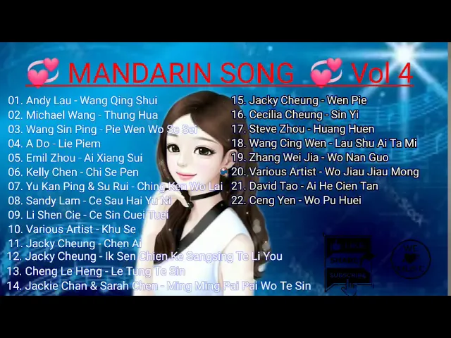 Download MP3 LAGU MANDARIN vol 4. Mandarin Pilihan. Musik Santai Cocok Menemani Waktu Kerja.( Chinese Go Music )