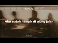 Selaras by Kunto Aji ft Nadin Amizah | Lyric Video | Brown Aesthetic
