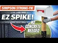 How to Install a Mailbox Post Without Concrete EZ Spike DIY