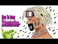 How To Draw and Coloring xxxTentacion grey hair