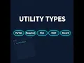 TypeScript Utility Types Explained Partial Pick Omit More