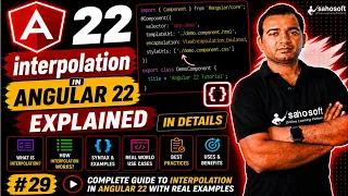 Interpolation in Angular 22 Explained in Detail Data binding Angular 22 complete course 2026