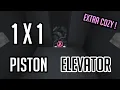 Minecraft 1x1 Elevator Made EASY - Door