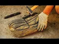 Download Lagu How I Turn a Natural Stone into a Unique Handmade Sink. From Rock to Art. Stone Carving. DIY.
