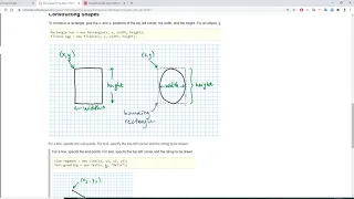 Java Graphical programming application Ellipses Lines Text and color display an alien face