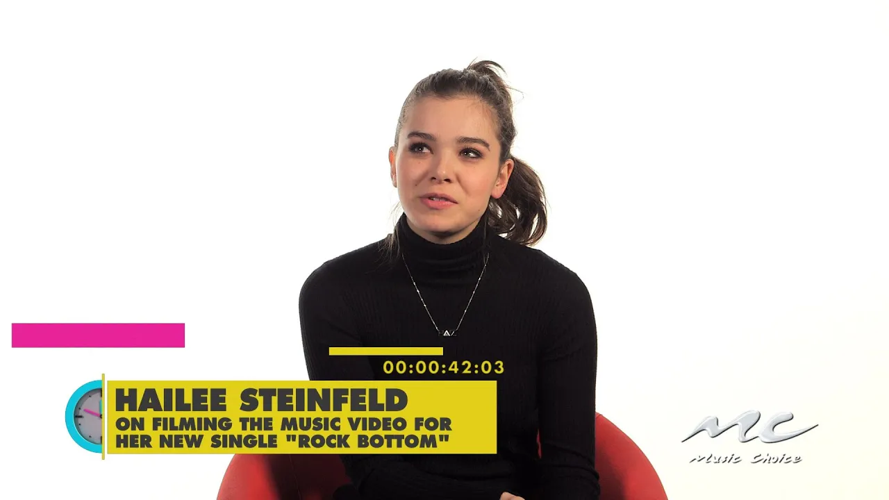 Hailee Steinfeld talks "Rock Bottom" Music Video!