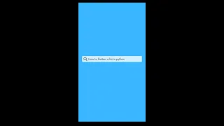 How to flatten a list in Python