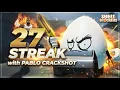 27 Kill Streak with PABLO CRACKSHOT Shell Shockers