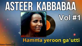 HAMMA YEROON GA UTTI Asteer Kabbabaa Lakk 1ffaa Albamii Guutuu Isaa Aster Kebebba Vol 1 