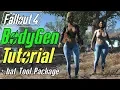 Working BodyGen Guide Bat Gen Tool