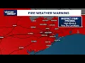 Track storms as they approach the Houston area with a cold front