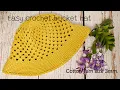 Easy crochet bucket hat crochet bucket hat English subs crochet hat for beginner