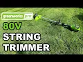 Greenworks PRO 80 volt String Trimmer Long Term Review