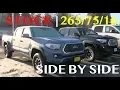 Stock Tacoma vs Lift r16 Tires