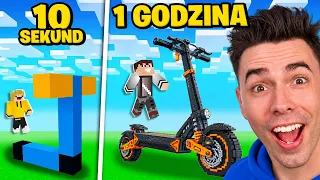 10 SEKUND vs 1 GODZINA w ZBUDUJ KUKIRINA w Minecraft!
