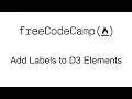 Add Labels to D3 Elements - Data Visualization with D3