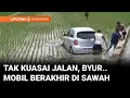 Tak Kuasai Jalan, Mobil di Klaten Kecebur ke Sawah, Evakuasinya Susah | Liputan 6 Semarang
