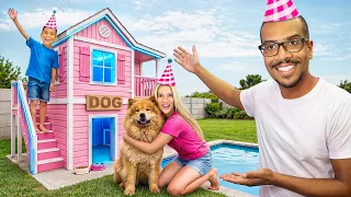 FIZ UMA FESTA DE ANIVERSÁRIO PARA NOSSO CACHORRO
