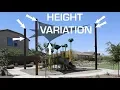 Height Variation in a Shade Sail