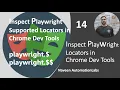 - Inspect Playwright Selectors in Chrome Dev Tools Playwright with Java