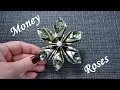 My MONEY FLOWER ROSES Dollar Origami Tutorial DIY by NProkuda