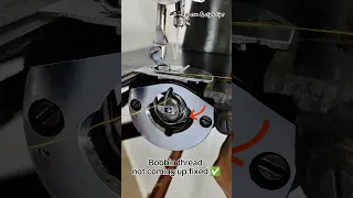 Bobbin Thread Not Coming Up Problem Fixed Sewingtipsandtricks Sewingmachinerepair Sewinghacks 
