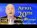 April 20 Zodiac Horoscope and Birt ay Personality April 20th Birt ay Personality Horoscopes
