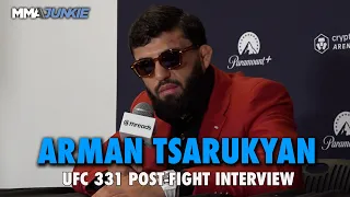 Arman Tsarukyan: 'Scared' Justin Gaethje will 'play around' to avoid title fight | UFC 331