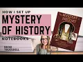 How I set up our Mystery of History notebooks