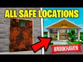 EVERY SAFE LOCATION IN BROOKHAVEN RP