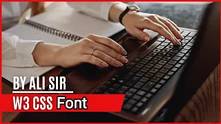 W3 css fontCSS Tutorial Fonts In CSS Web Development Tutorials