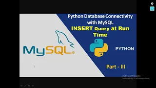 INSERT values at RUN TIME in Python MySQL