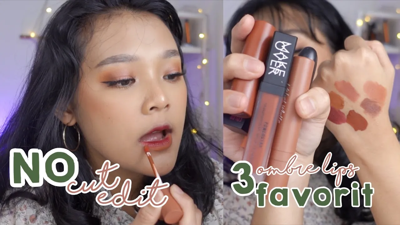 ALL SHADES L'OREAL ROUGE SIGNATURE MATTE LIQUID LIP INK SWATCHES + REVIEW DI KULIT SAWO MATANG