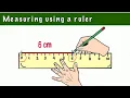 Measuring using a ruler cm - grade 2
