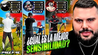 PRUEBO LAS SENSIBILIDAD DE BOYKAFF Y LA DE L-TEMU EN PVP … ¿CUÁL ES MÁS HACKER EN FREE FIRE ?👹