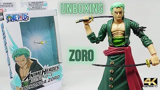 zoro for 20 unboxing one piece anime heroes action figure in 4k