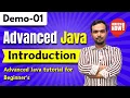 Advance Java Introduction Demo 01 Adavanced Java Tutorial for Beginners Harsha Trainings
