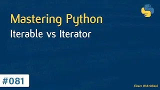 Learn Python in Arabic - Iterable Vs Iterator