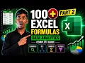 MS EXCEL FOR DATA ANALYTICS 100 EXCEL FORMULAS with AI Live class