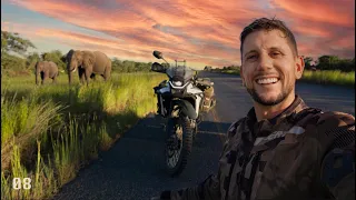 We almost crashed into an elephant | Crossing Africa
