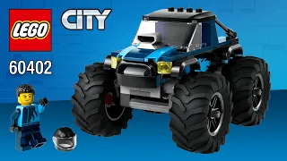 LEGO City Blue Monster Truck (60402)[148 pcs] Step-by-Step Building Instructions @TopBrickBuilder