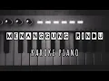 Lagu MENANGGUNG RINDU || FIVE MINUTE || KAROKE PIANO