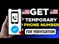 How To Get Temporary Mobile Number For Verification 2025