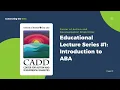 Educational Series Lecture Introduction to Applied Behavior Analysis UHCL CADD Clinic