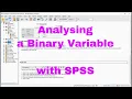 Analyze a Binary Variable with SPSS