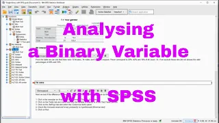 Analyze a Binary Variable with SPSS