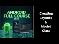 275 Creating Layouts Model Class Android Studio Tutorial for Beginners