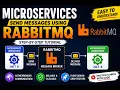RabbitMQ in Microservices Send Messages Between Services Step-by-Step