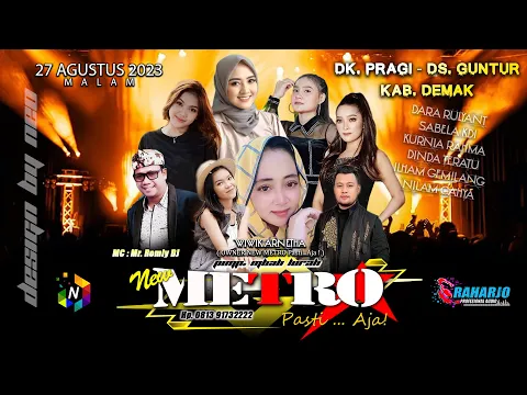 Download MP3 📡LIVE STREAMING NEW METRO  Pasti...Aja ! - WEDDING PARTY : AGUS \u0026 RIKA - RAHARJO Profesional Audio