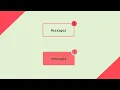 Make a Button with Bullet Notification using HTML and CSS